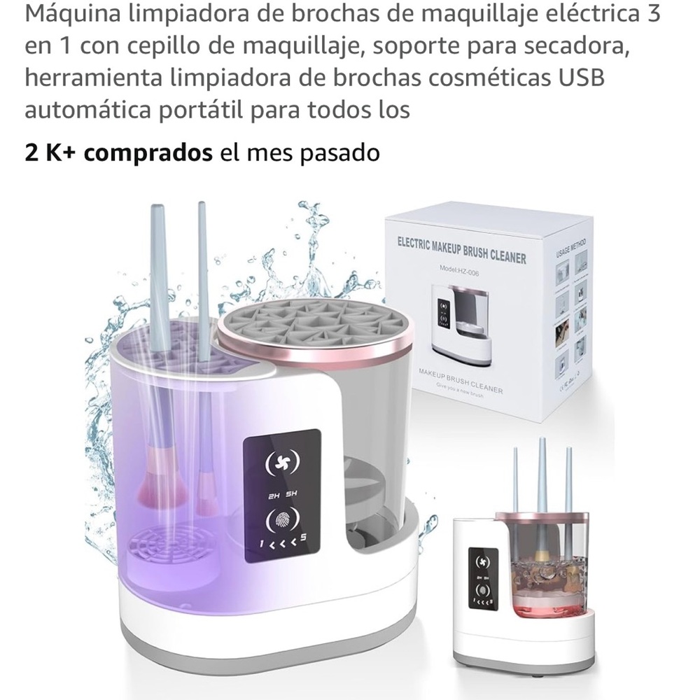 Electric Makeup Brush Cleaner with USB